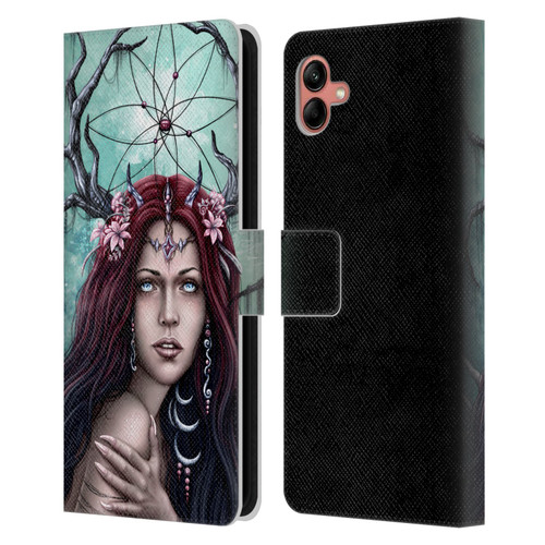 Sarah Richter Fantasy Fairy Girl Leather Book Wallet Case Cover For Samsung Galaxy A04 (2022)