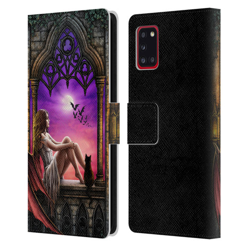 Sarah Richter Fantasy Demon Vampire Girl Leather Book Wallet Case Cover For Samsung Galaxy A31 (2020)