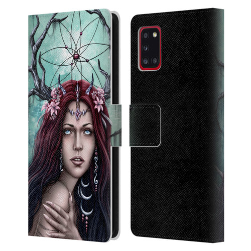 Sarah Richter Fantasy Fairy Girl Leather Book Wallet Case Cover For Samsung Galaxy A31 (2020)