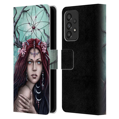 Sarah Richter Fantasy Fairy Girl Leather Book Wallet Case Cover For Samsung Galaxy A33 5G (2022)