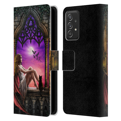 Sarah Richter Fantasy Demon Vampire Girl Leather Book Wallet Case Cover For Samsung Galaxy A52 / A52s / 5G (2021)