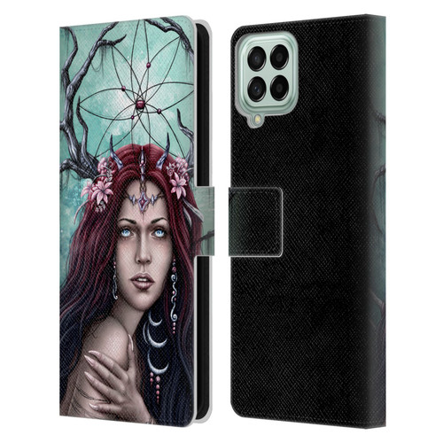Sarah Richter Fantasy Fairy Girl Leather Book Wallet Case Cover For Samsung Galaxy M53 (2022)