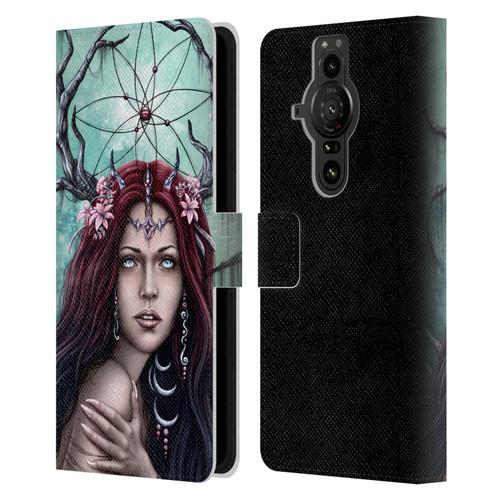 Sarah Richter Fantasy Fairy Girl Leather Book Wallet Case Cover For Sony Xperia Pro-I