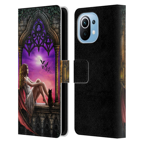 Sarah Richter Fantasy Demon Vampire Girl Leather Book Wallet Case Cover For Xiaomi Mi 11