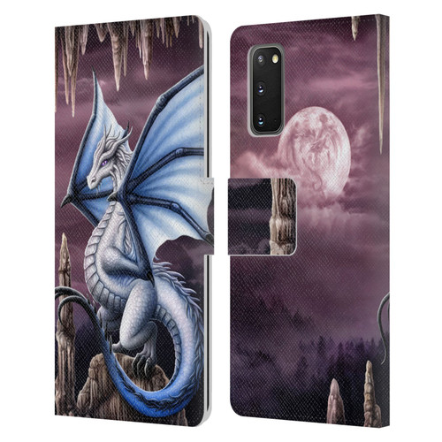 Sarah Richter Fantasy Creatures Blue Dragon Leather Book Wallet Case Cover For Samsung Galaxy S20 / S20 5G