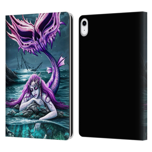 Sarah Richter Gothic Mermaid With Skeleton Pirate Leather Book Wallet Case Cover For Apple iPad 10.9 (2022)