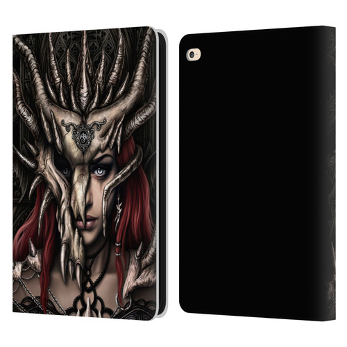 Sarah Richter Gothic Warrior Girl Leather Book Wallet Case Cover For Apple iPad Air 2 (2014)