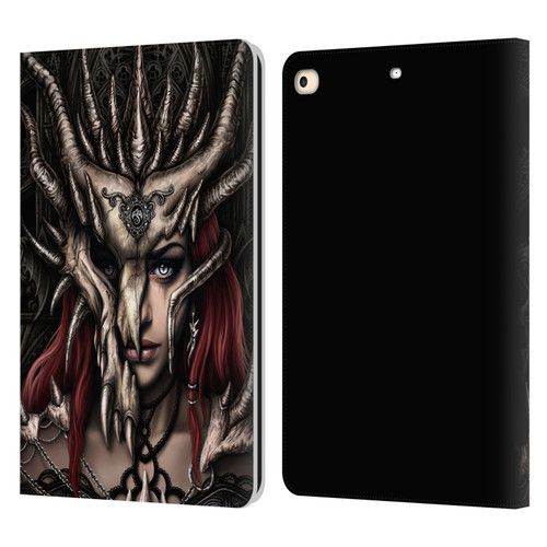 Sarah Richter Gothic Warrior Girl Leather Book Wallet Case Cover For Apple iPad 9.7 2017 / iPad 9.7 2018