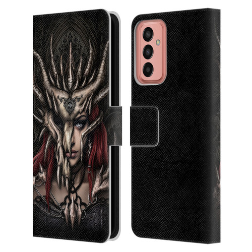 Sarah Richter Gothic Warrior Girl Leather Book Wallet Case Cover For Samsung Galaxy M13 (2022)