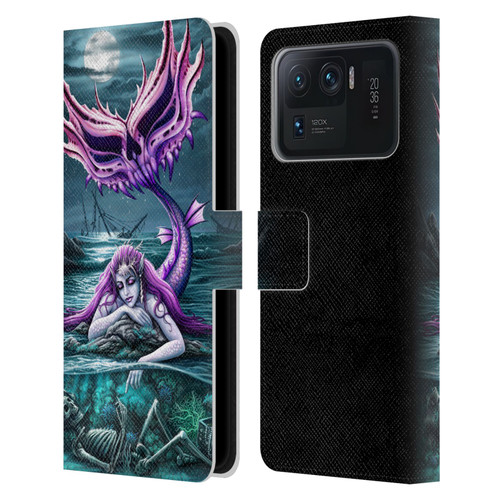 Sarah Richter Gothic Mermaid With Skeleton Pirate Leather Book Wallet Case Cover For Xiaomi Mi 11 Ultra