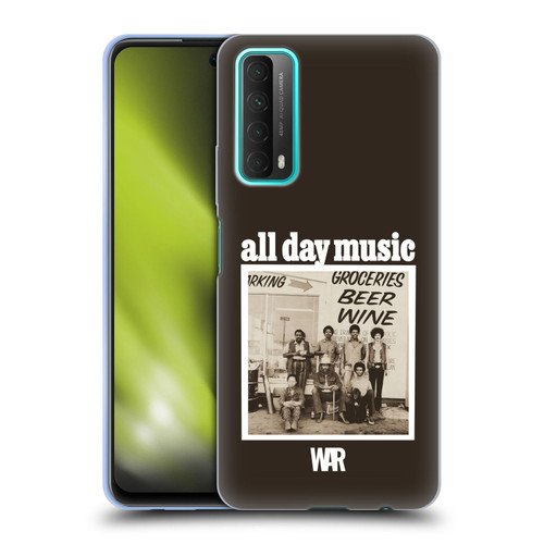 War Graphics All Day Music Album Soft Gel Case for Huawei P Smart (2021)