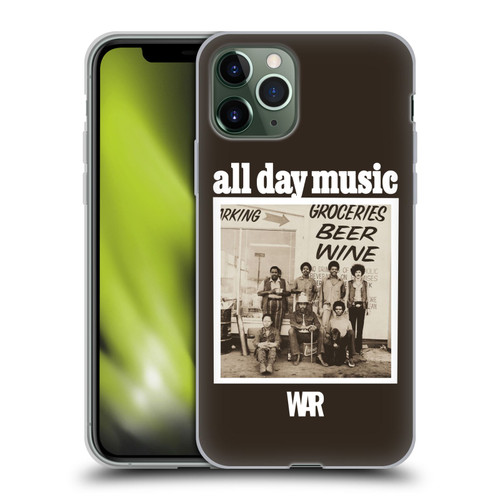War Graphics All Day Music Album Soft Gel Case for Apple iPhone 11 Pro
