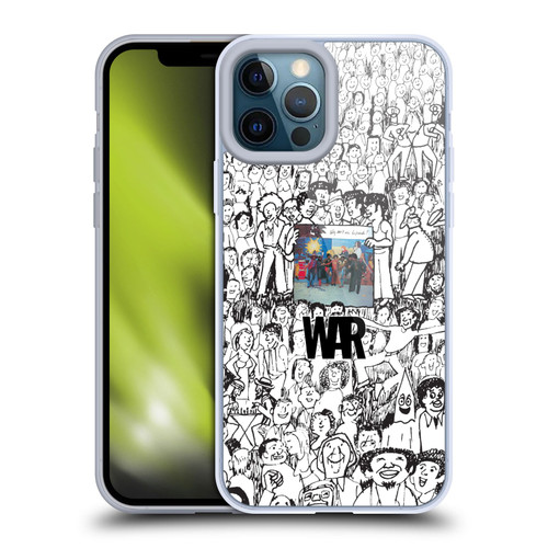 War Graphics Friends Doodle Art Soft Gel Case for Apple iPhone 12 Pro Max