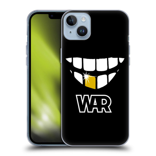War Graphics Why Can't We Be Friends? Soft Gel Case for Apple iPhone 14 Plus