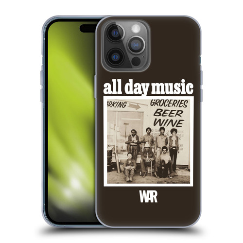 War Graphics All Day Music Album Soft Gel Case for Apple iPhone 14 Pro Max