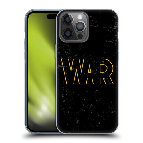 War Graphics Logo Soft Gel Case for Apple iPhone 14 Pro Max
