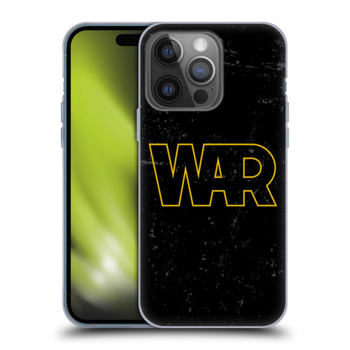 War Graphics Logo Soft Gel Case for Apple iPhone 14 Pro