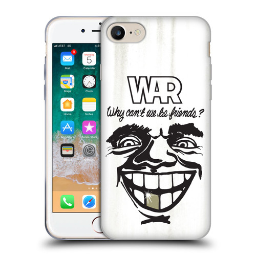 War Graphics Friends Art Soft Gel Case for Apple iPhone 7 / 8 / SE 2020 & 2022