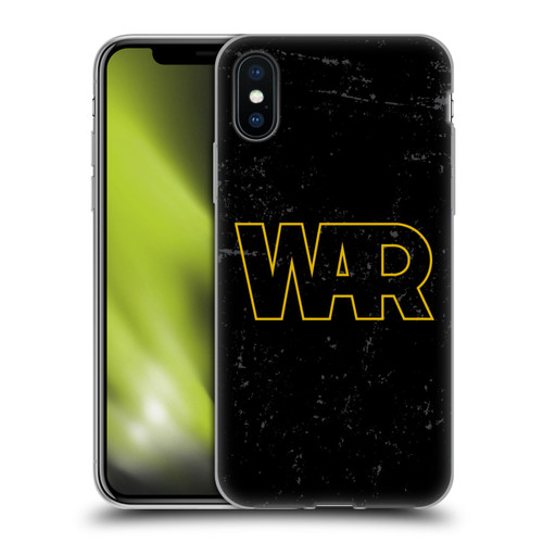 War Graphics Logo Soft Gel Case for Apple iPhone X / iPhone XS