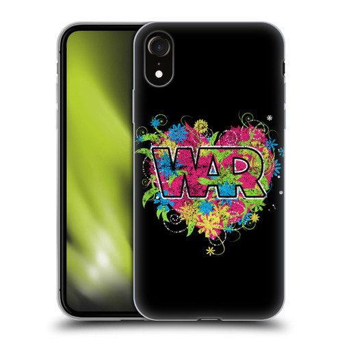 War Graphics Heart Logo Soft Gel Case for Apple iPhone XR