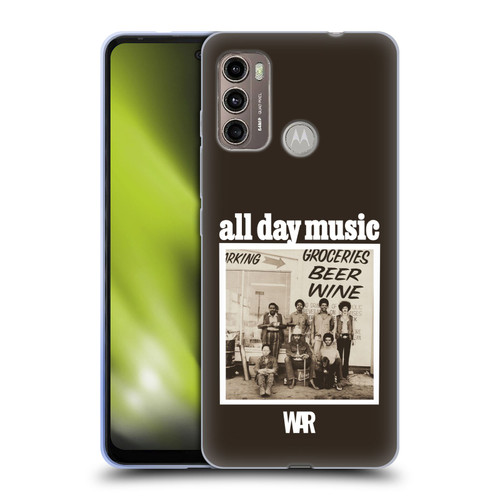War Graphics All Day Music Album Soft Gel Case for Motorola Moto G60 / Moto G40 Fusion