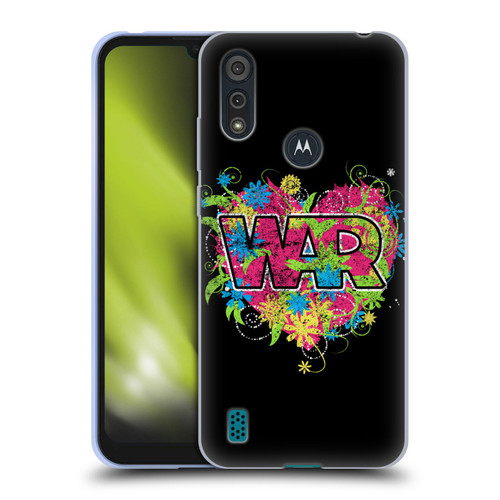 War Graphics Heart Logo Soft Gel Case for Motorola Moto E6s (2020)
