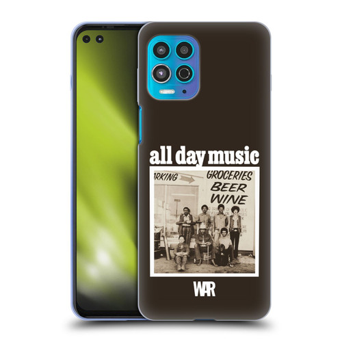 War Graphics All Day Music Album Soft Gel Case for Motorola Moto G100