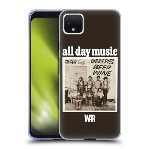 War Graphics All Day Music Album Soft Gel Case for Google Pixel 4 XL