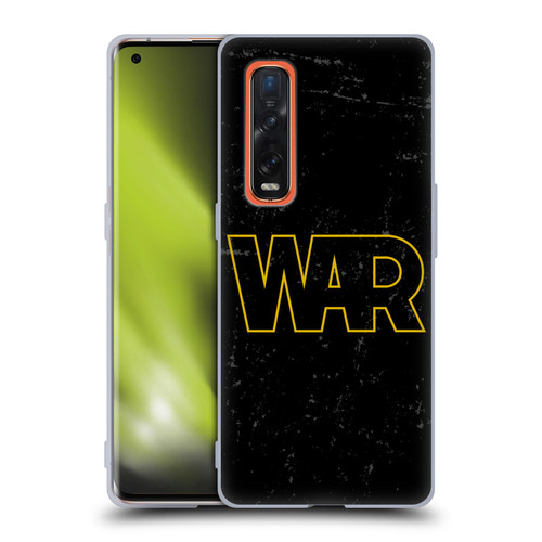 War Graphics Logo Soft Gel Case for OPPO Find X2 Pro 5G