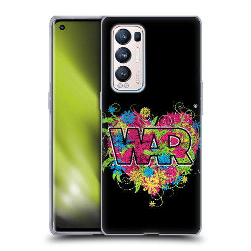 War Graphics Heart Logo Soft Gel Case for OPPO Find X3 Neo / Reno5 Pro+ 5G