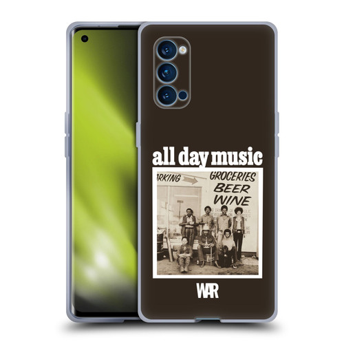 War Graphics All Day Music Album Soft Gel Case for OPPO Reno 4 Pro 5G