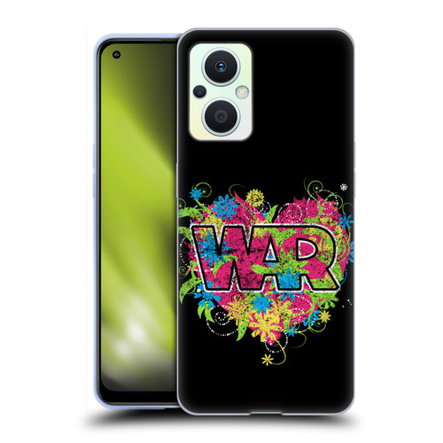 War Graphics Heart Logo Soft Gel Case for OPPO Reno8 Lite
