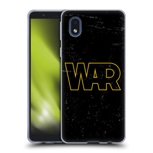 War Graphics Logo Soft Gel Case for Samsung Galaxy A01 Core (2020)