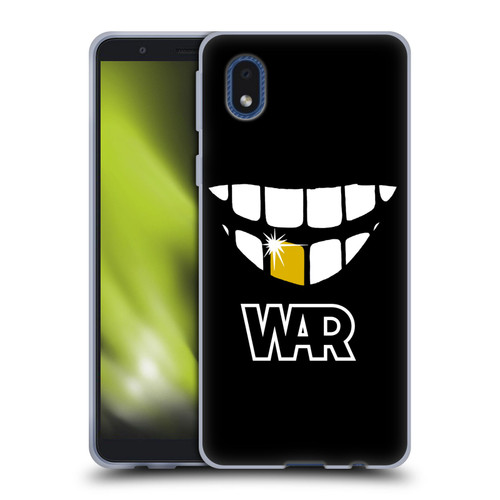 War Graphics Why Can't We Be Friends? Soft Gel Case for Samsung Galaxy A01 Core (2020)
