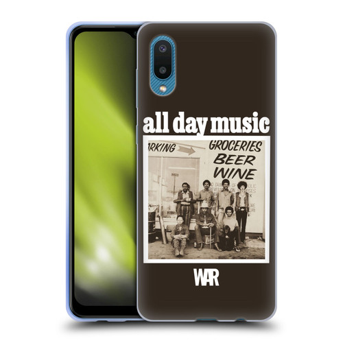 War Graphics All Day Music Album Soft Gel Case for Samsung Galaxy A02/M02 (2021)
