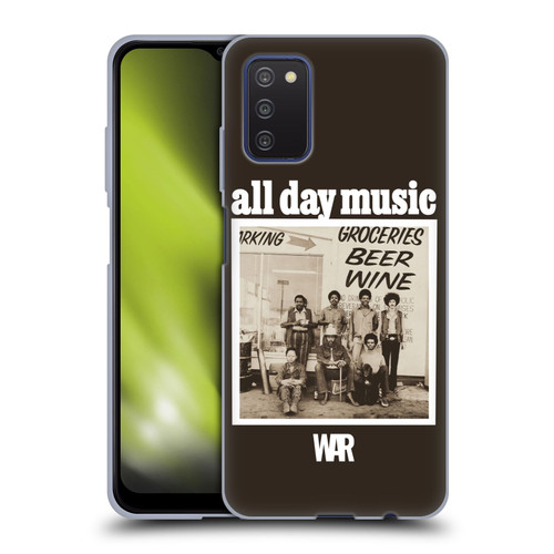 War Graphics All Day Music Album Soft Gel Case for Samsung Galaxy A03s (2021)
