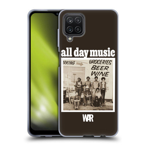 War Graphics All Day Music Album Soft Gel Case for Samsung Galaxy A12 (2020)