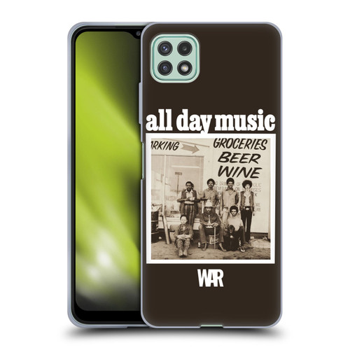 War Graphics All Day Music Album Soft Gel Case for Samsung Galaxy A22 5G / F42 5G (2021)