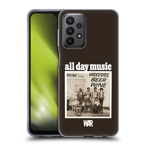 War Graphics All Day Music Album Soft Gel Case for Samsung Galaxy A23 / 5G (2022)