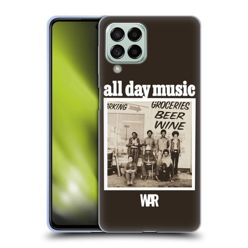 War Graphics All Day Music Album Soft Gel Case for Samsung Galaxy M53 (2022)