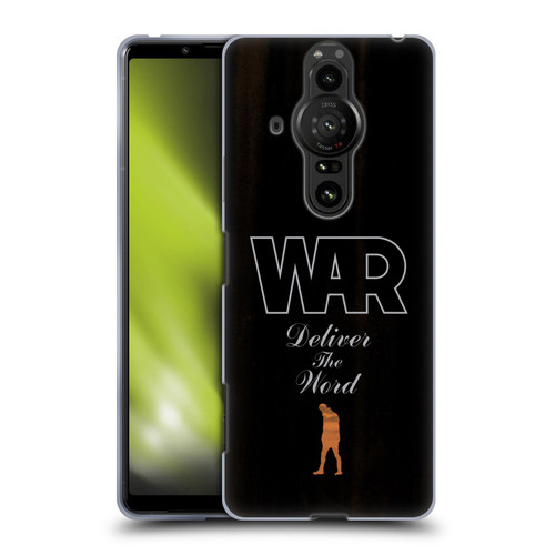 War Graphics Deliver The World Soft Gel Case for Sony Xperia Pro-I