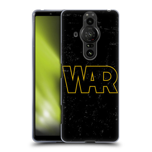 War Graphics Logo Soft Gel Case for Sony Xperia Pro-I
