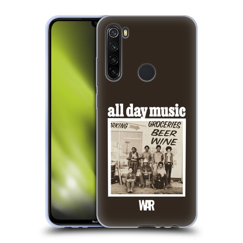 War Graphics All Day Music Album Soft Gel Case for Xiaomi Redmi Note 8T