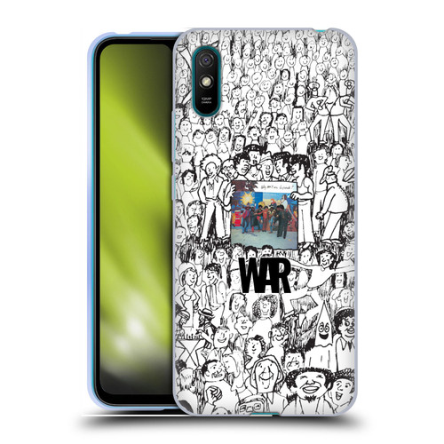 War Graphics Friends Doodle Art Soft Gel Case for Xiaomi Redmi 9A / Redmi 9AT