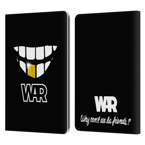 War Graphics Why Can't We Be Friends? Leather Book Wallet Case Cover For Amazon Kindle Paperwhite 1 / 2 / 3