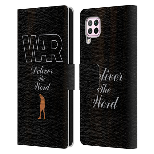 War Graphics Deliver The World Leather Book Wallet Case Cover For Huawei Nova 6 SE / P40 Lite