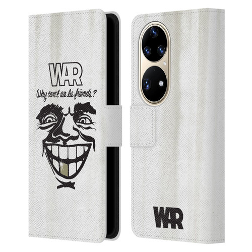 War Graphics Friends Art Leather Book Wallet Case Cover For Huawei P50 Pro