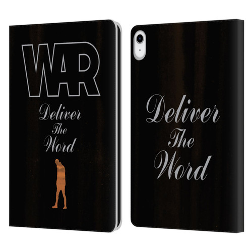 War Graphics Deliver The World Leather Book Wallet Case Cover For Apple iPad 10.9 (2022)