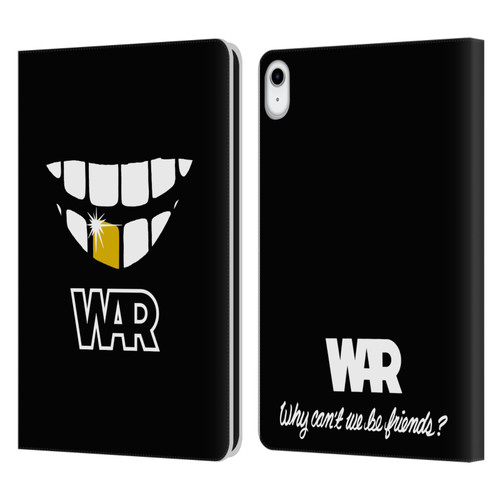 War Graphics Why Can't We Be Friends? Leather Book Wallet Case Cover For Apple iPad 10.9 (2022)