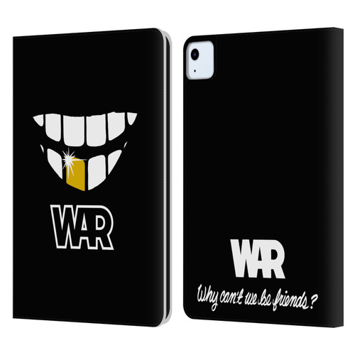 War Graphics Why Can't We Be Friends? Leather Book Wallet Case Cover For Apple iPad Air 2020 / 2022